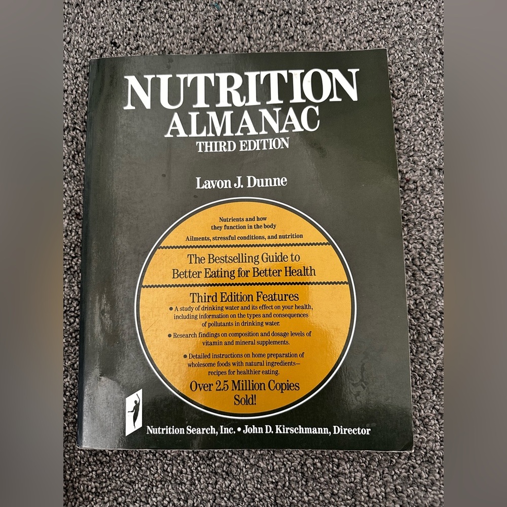 Nutrition almanac book